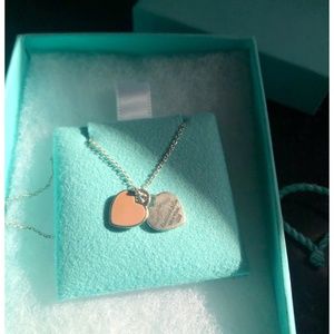 Tiffany & Co Mini Double Heart Pendant